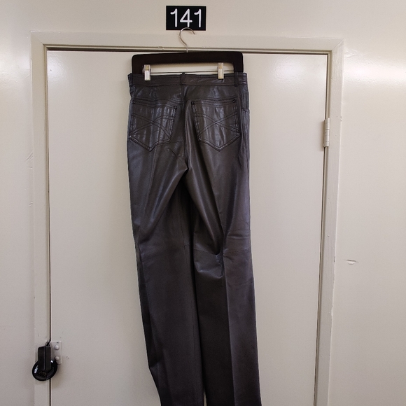 L.ALVEAR leather pants - Picture 2 of 4